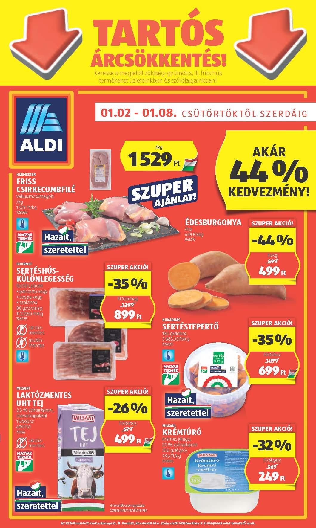 aldi akciós újság 2025 1 hét