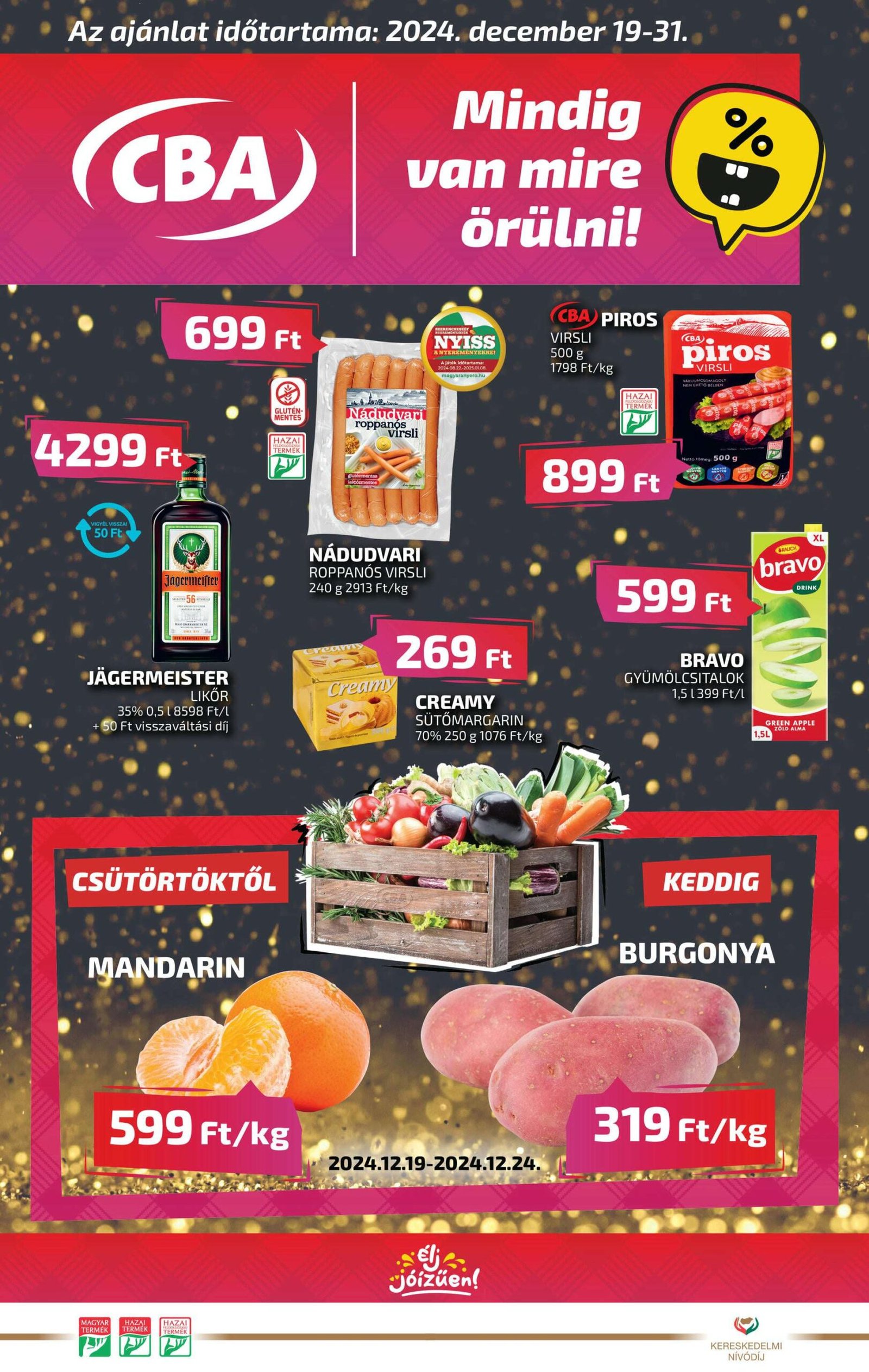 cba akciós újság 2024 52 hét