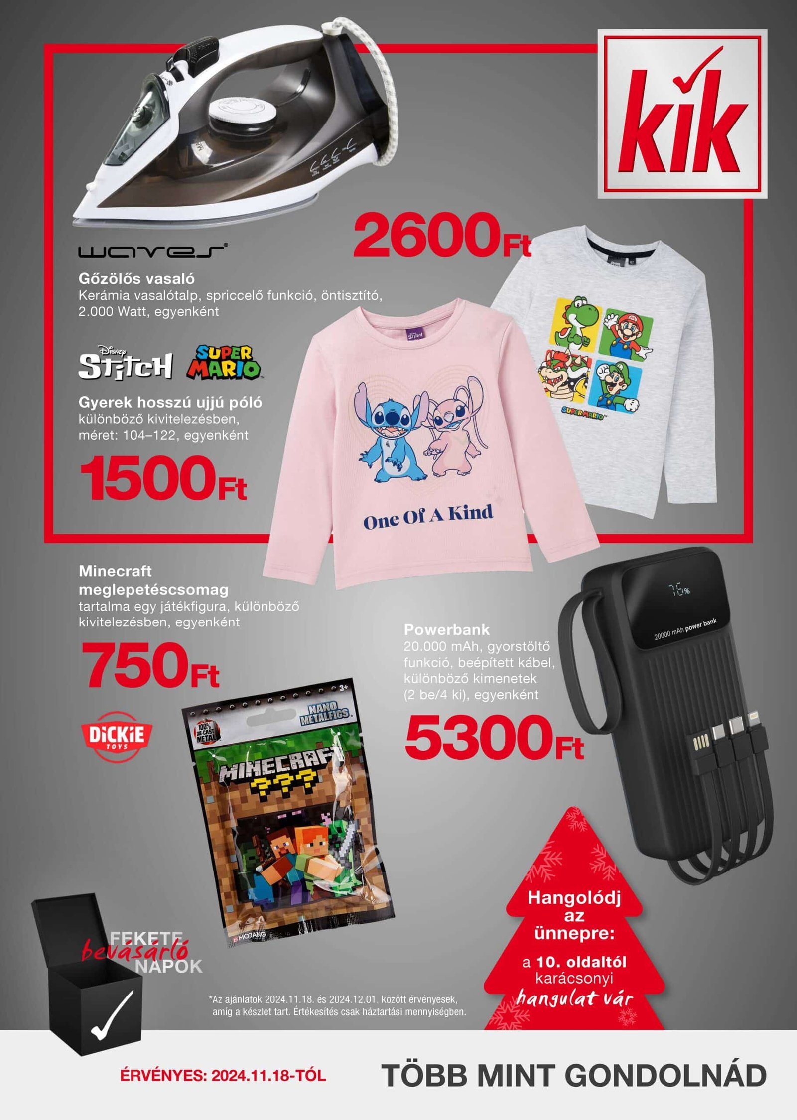 kik akciós újság 2024 11 18