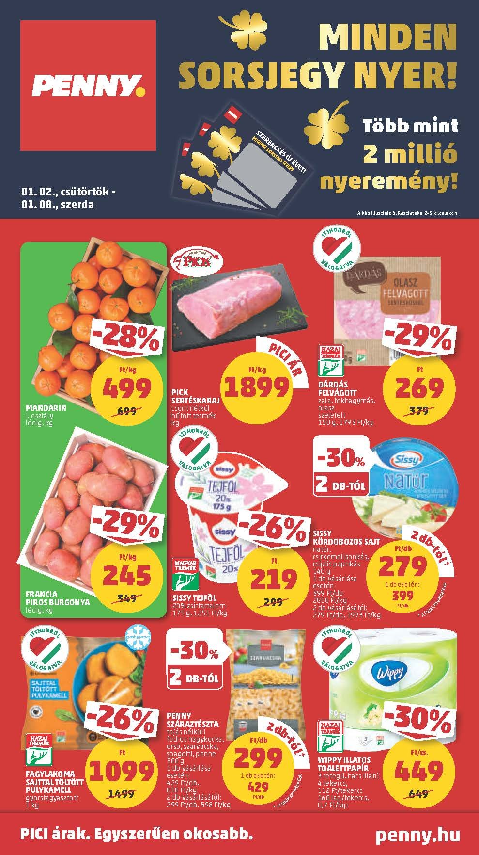 penny akciós újság 2025 1 hét