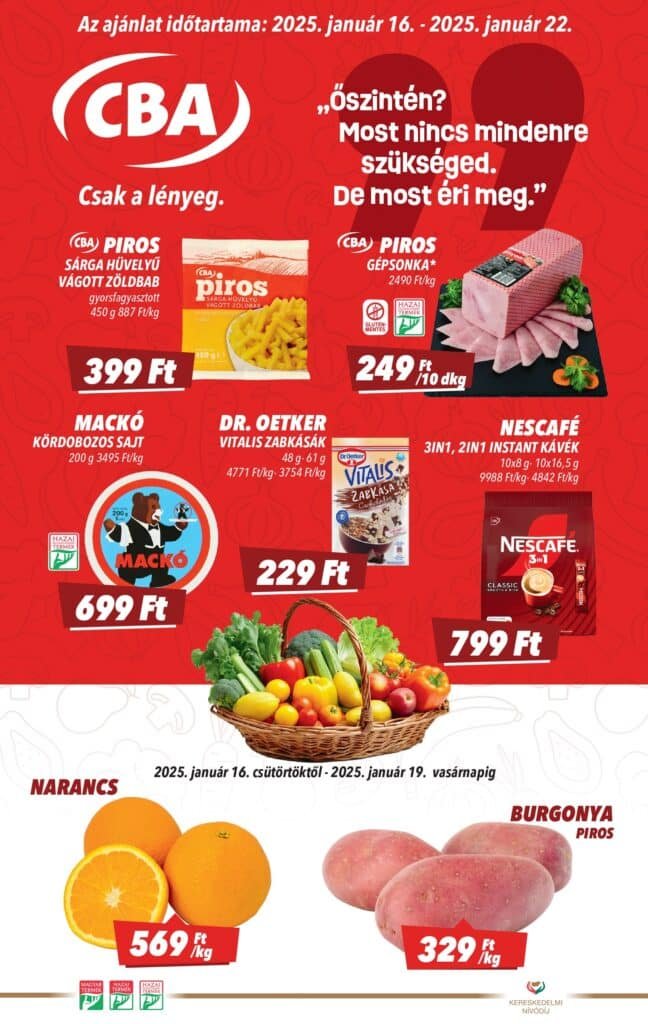 cba akciós újság 2025 3 hét