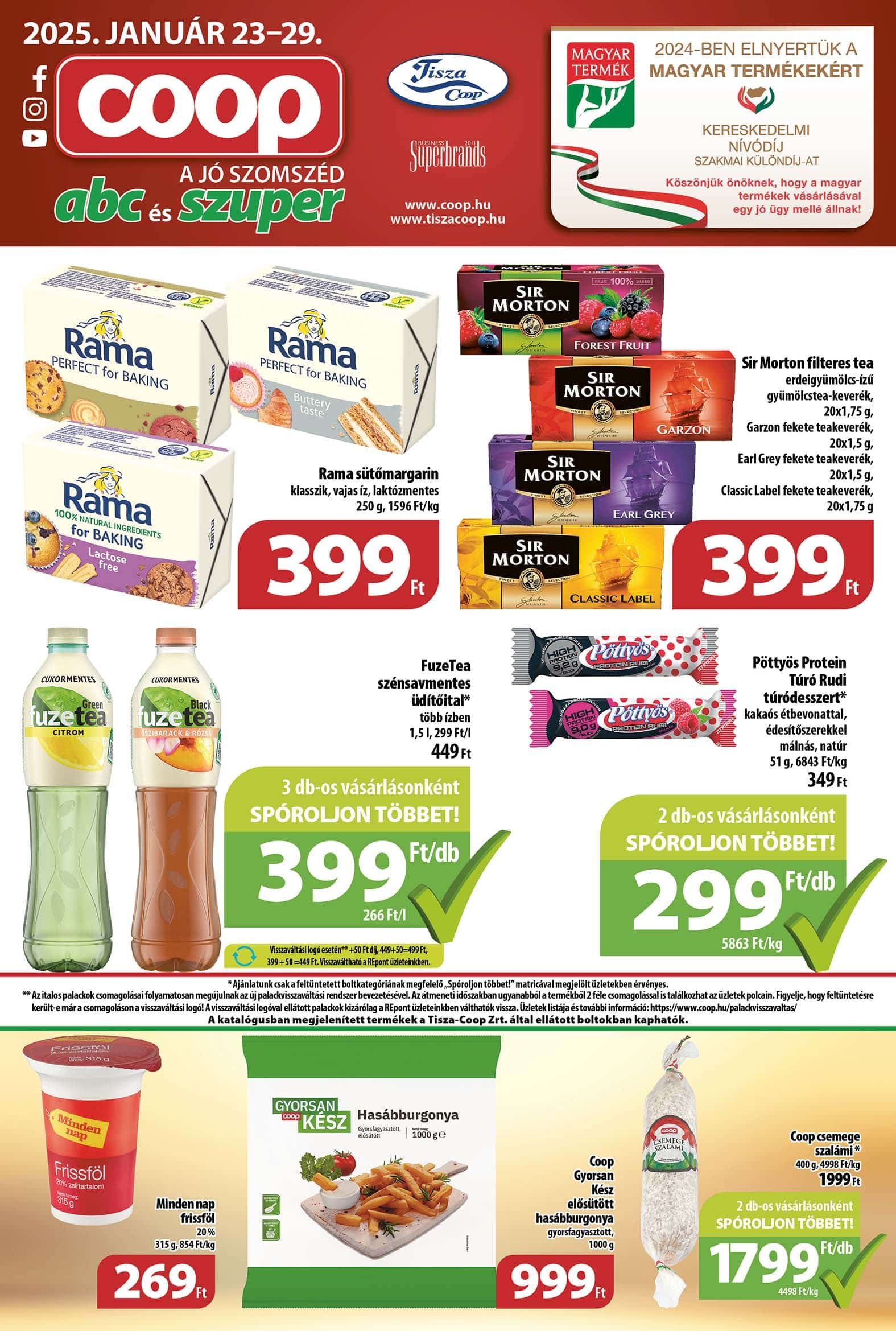 coop akciós újság 2025 4 hét