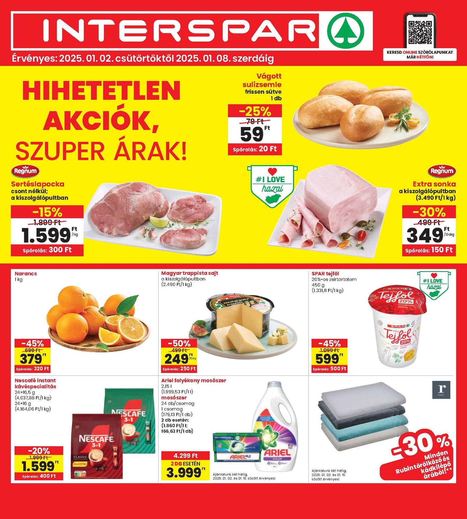 interspar akciós újság 2025 1 hét
