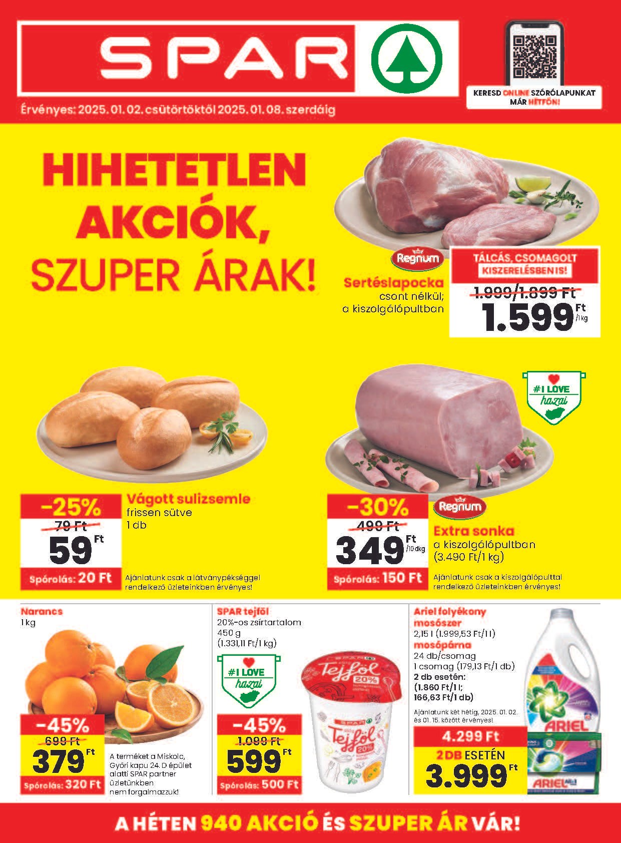spar akciós újság 2025 1 hét