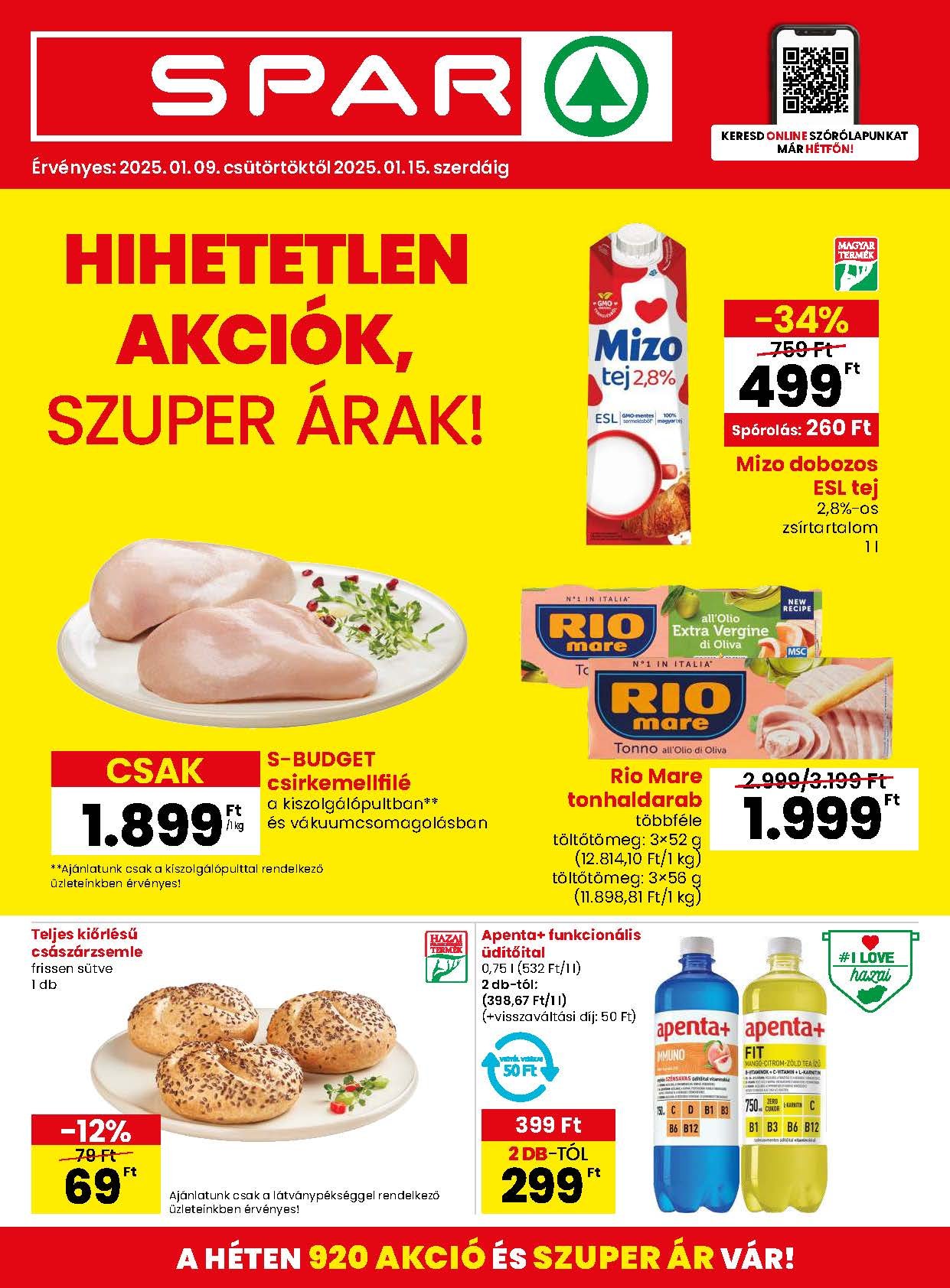 spar akciós újság 2025 2 hét