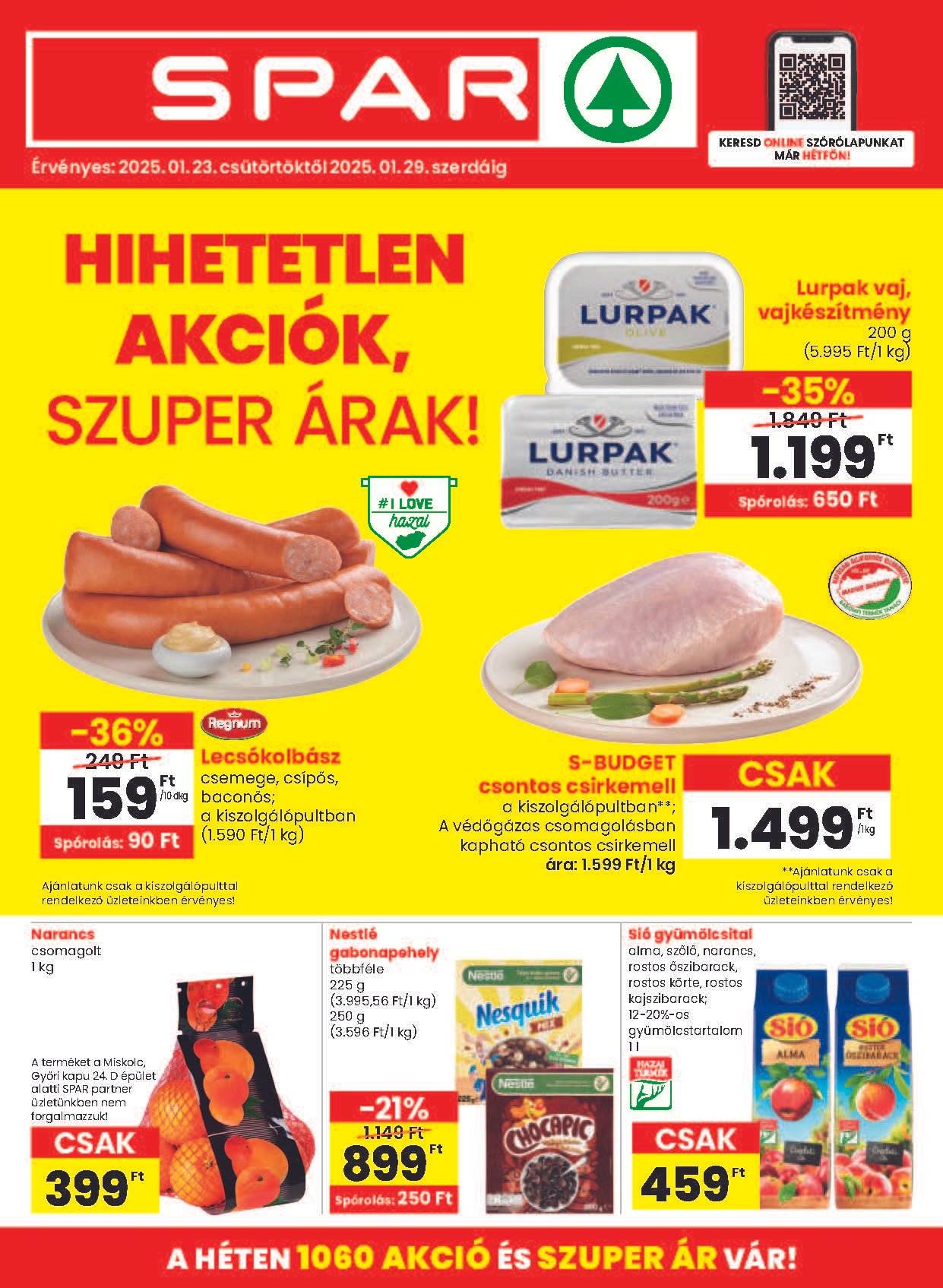 spar akciós újság 2025 4 hét
