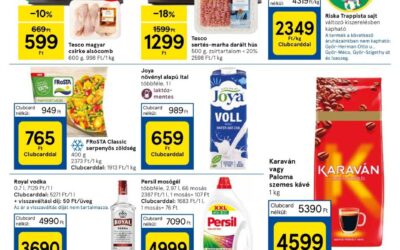 tesco szupermarket akciós újság 2025 2 hét