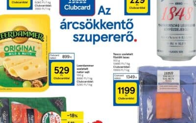 tesco szupermarket akciós újság 2025 4 hét