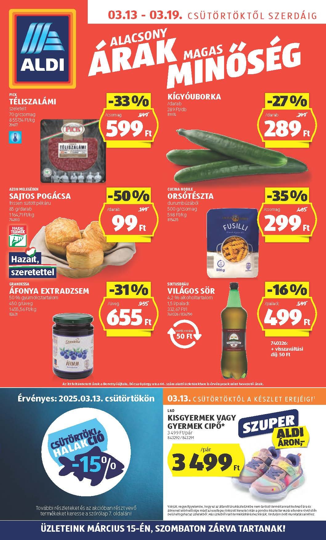 aldi akciós újság 2025 11 hét