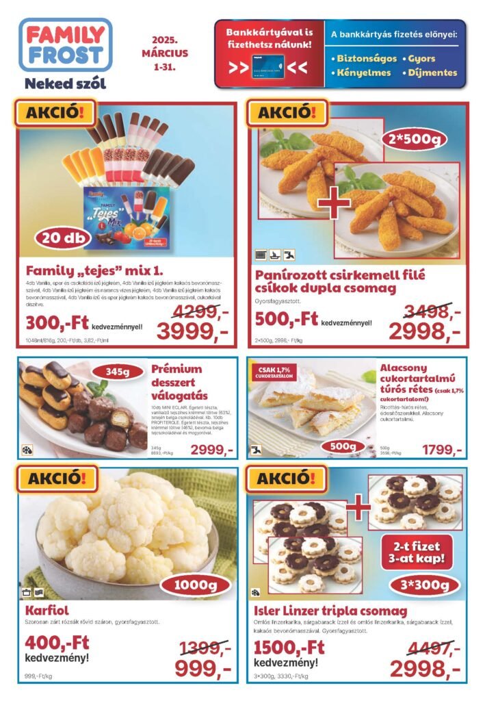 family frost akciós újság 2025 március