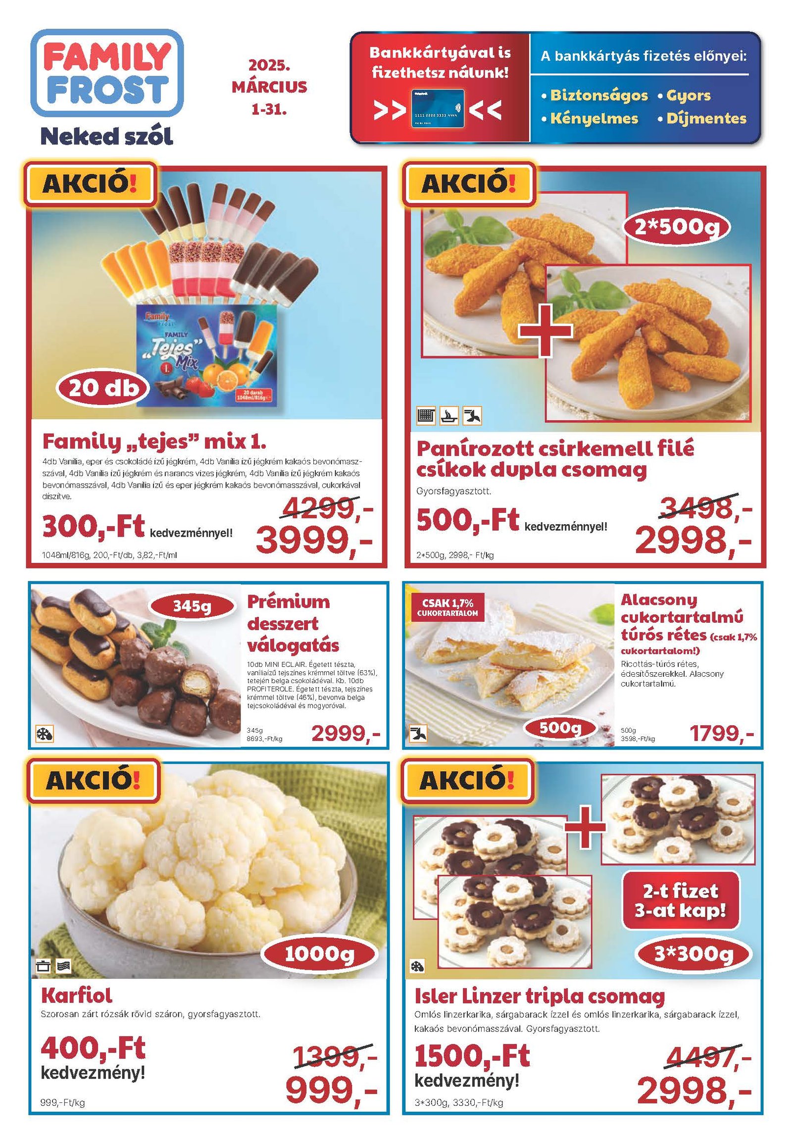 family frost akciós újság 2025 március
