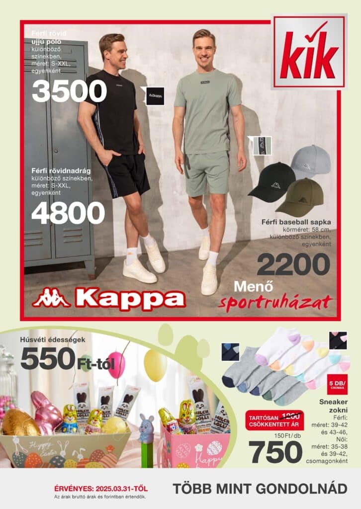 kik akciós újság 2025 03 31