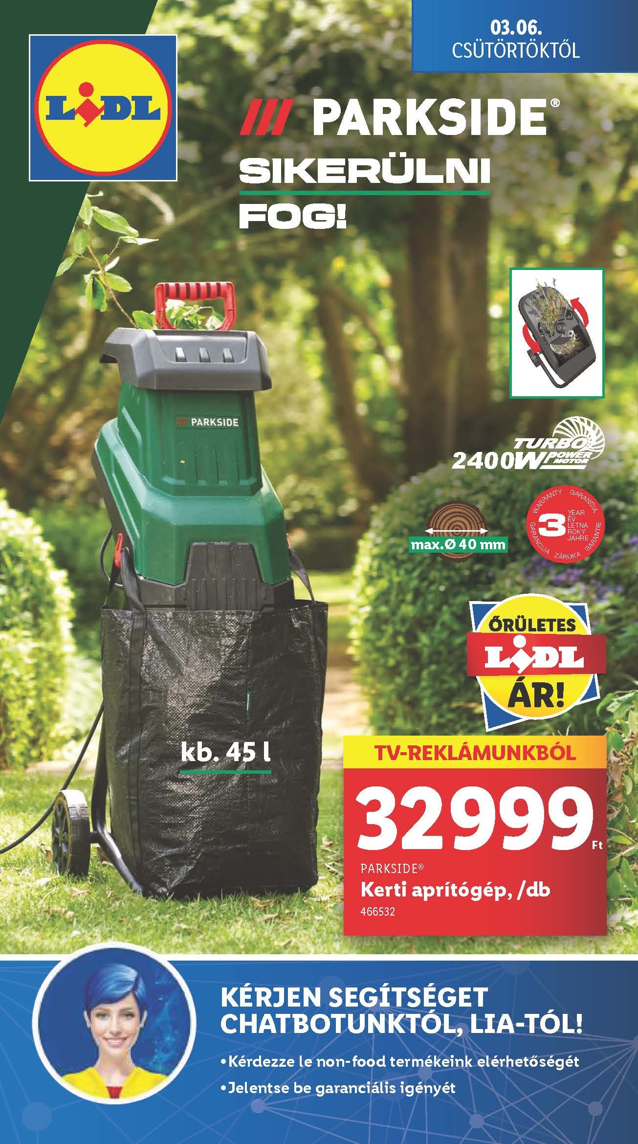 lidl nonfood akciós újság 2025 10 hét