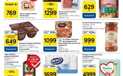 tesco szupermarket akciós újság 2025 11 hét