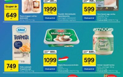 tesco szupermarket akciós újság 2025 14 hét