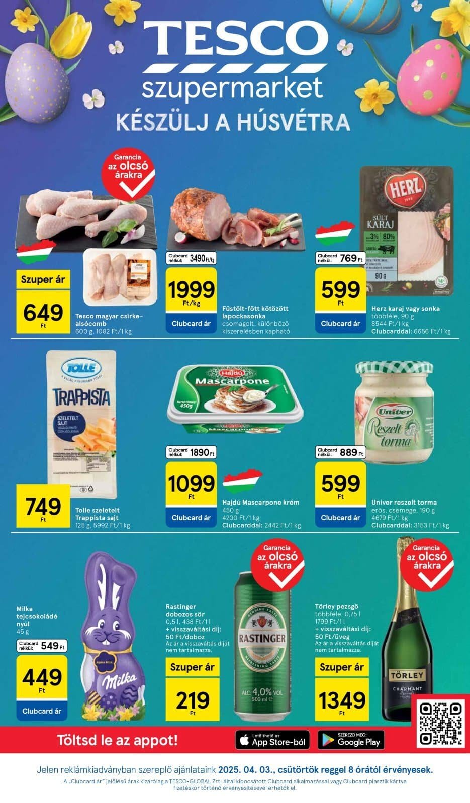 tesco szupermarket akciós újság 2025 14 hét