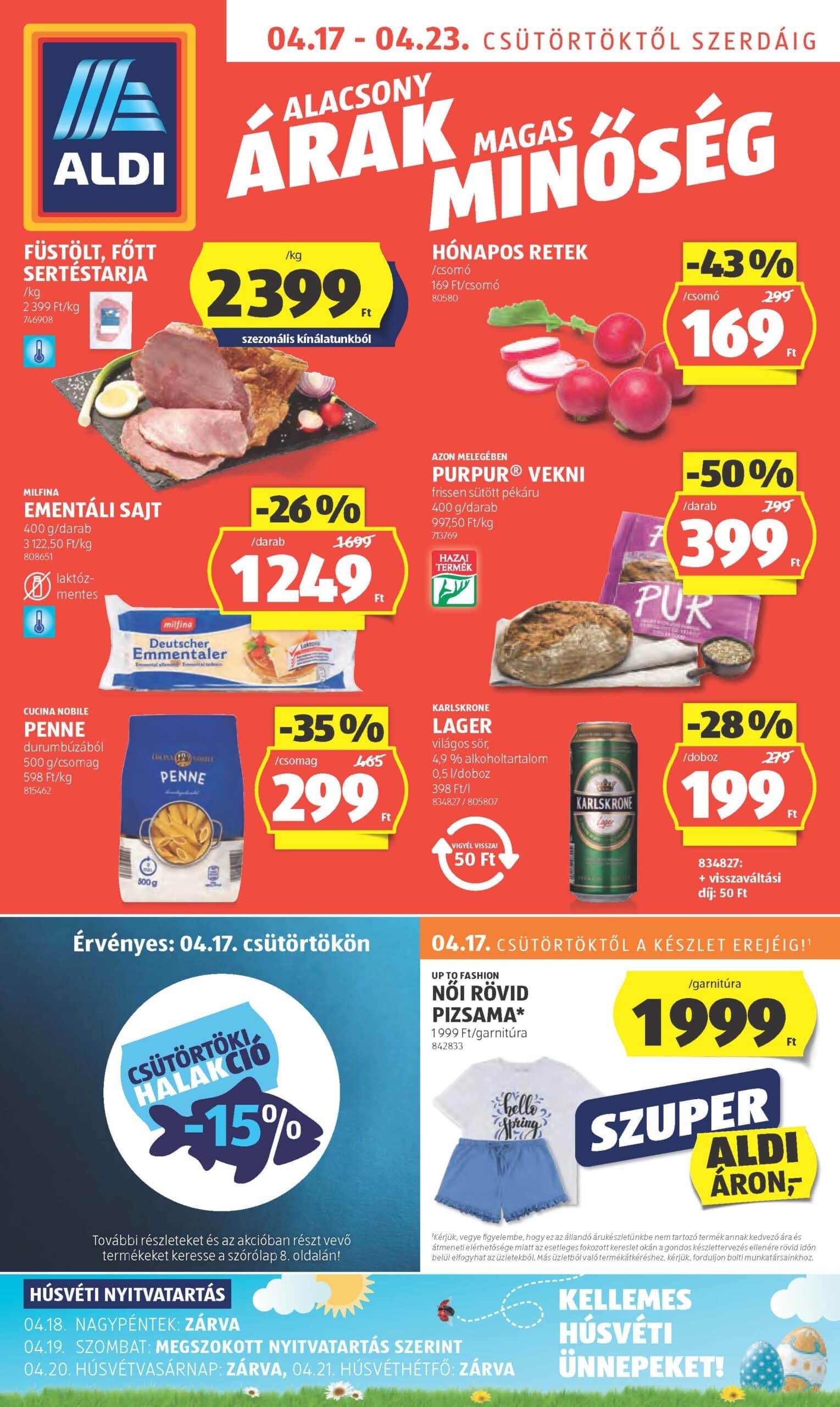 aldi akciós újság 2025 16 hét