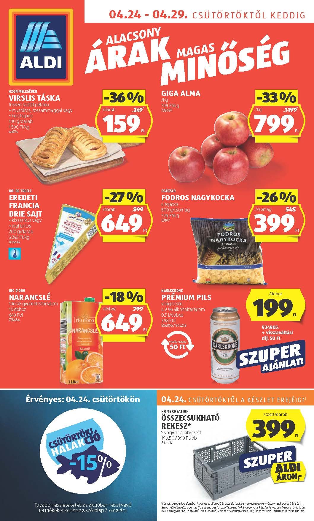 aldi akciós újság 2025 17 hét
