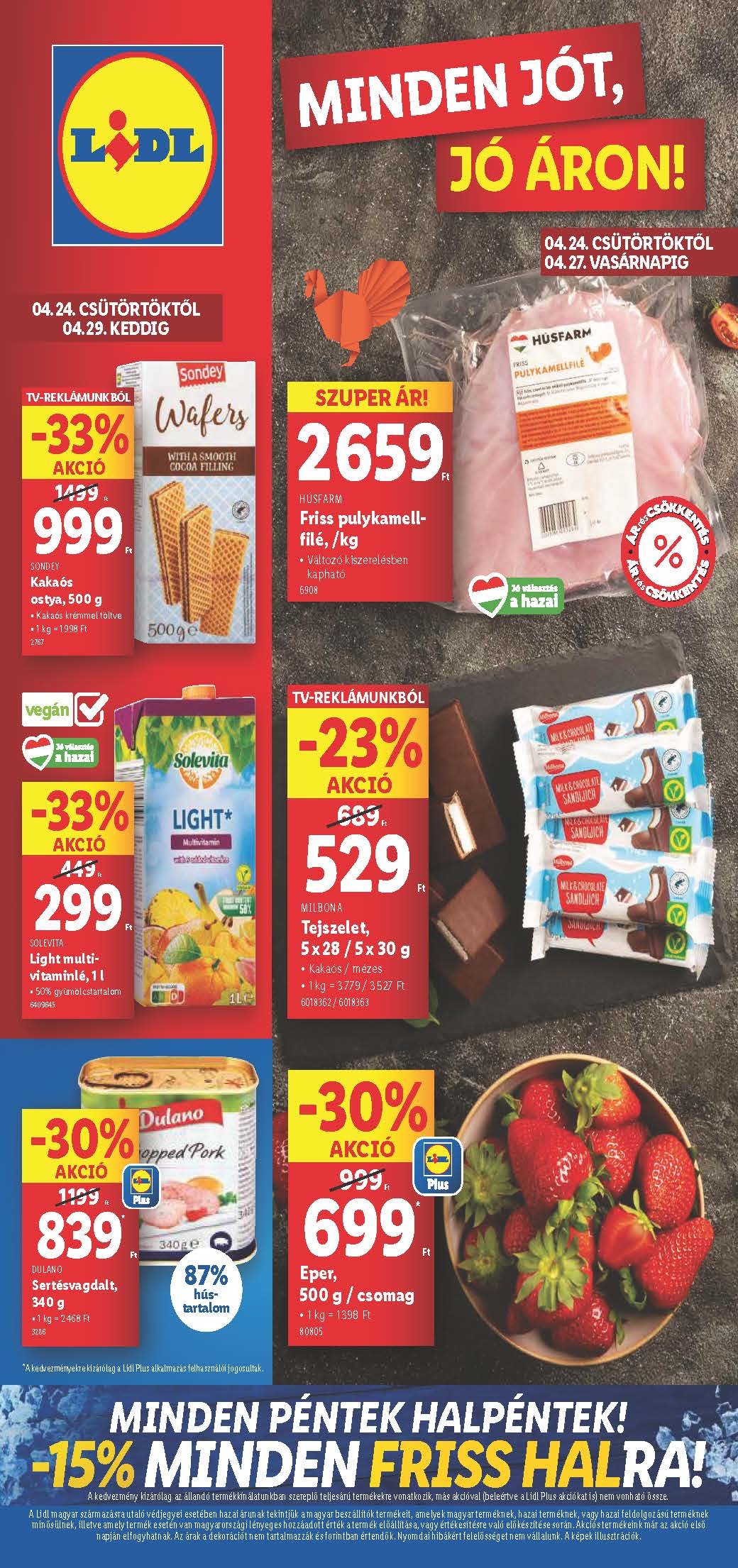 lidl akciós újság