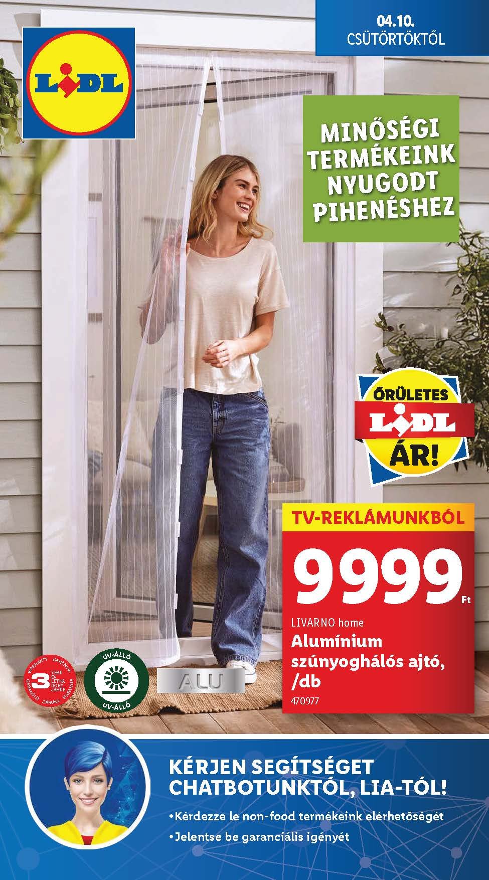 lidl nonfood akciós újság 2025 15 hét