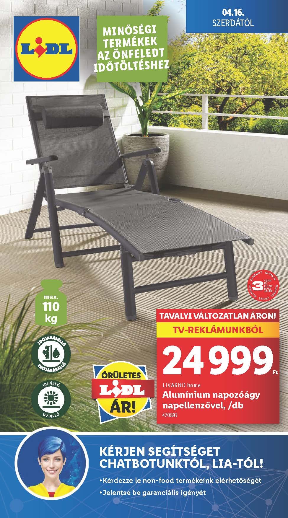 lidl nonfood akciós újság 2025 16 hét