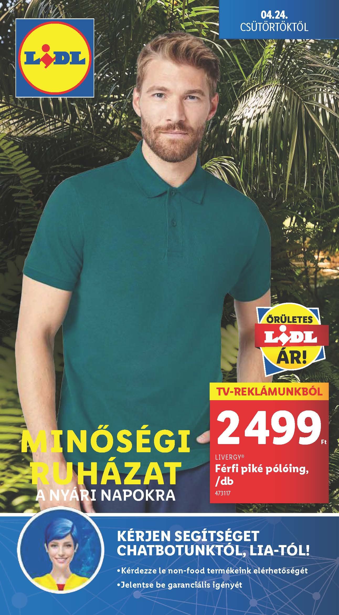 lidl nonfood akciós újság 2025 17 hét
