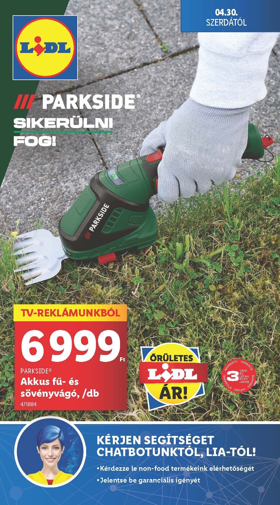 lidl nonfood akciós újság 2025 18 hét