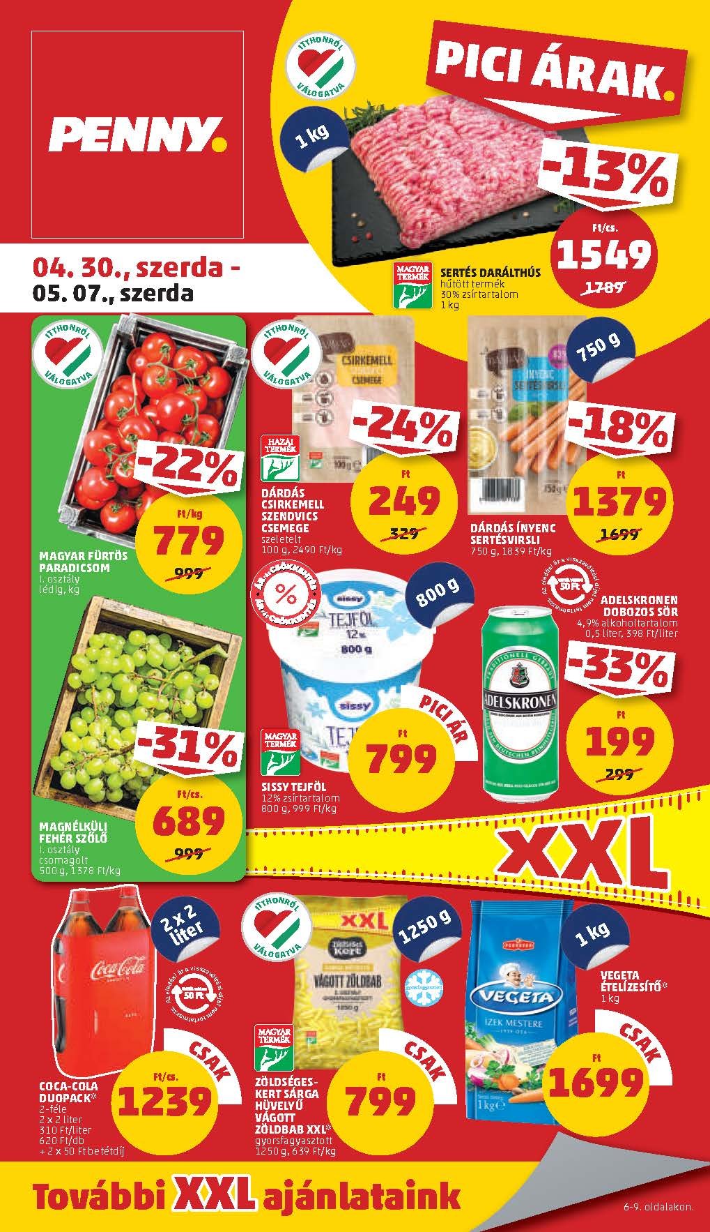 penny akciós újság 2025 18 hét