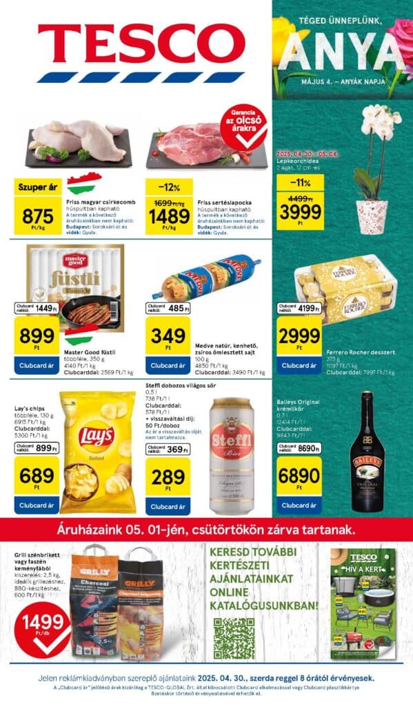 tesco hipermarket akciós újság 2025 18 hét