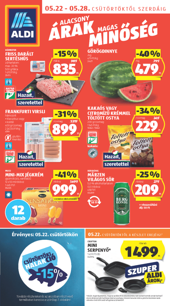aldi akciós újság 2025 21 hét