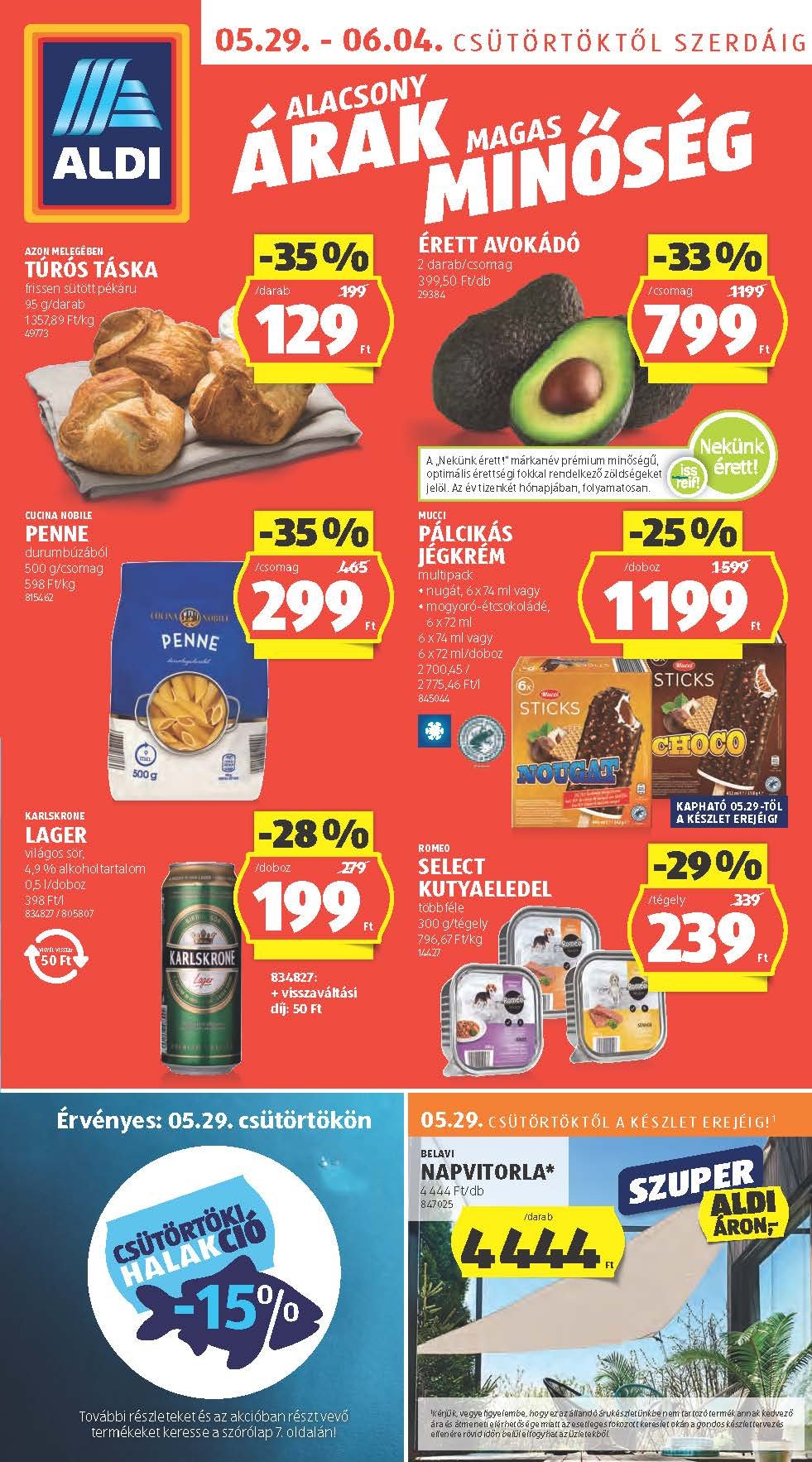 aldi akciós újság 2025 22 hét