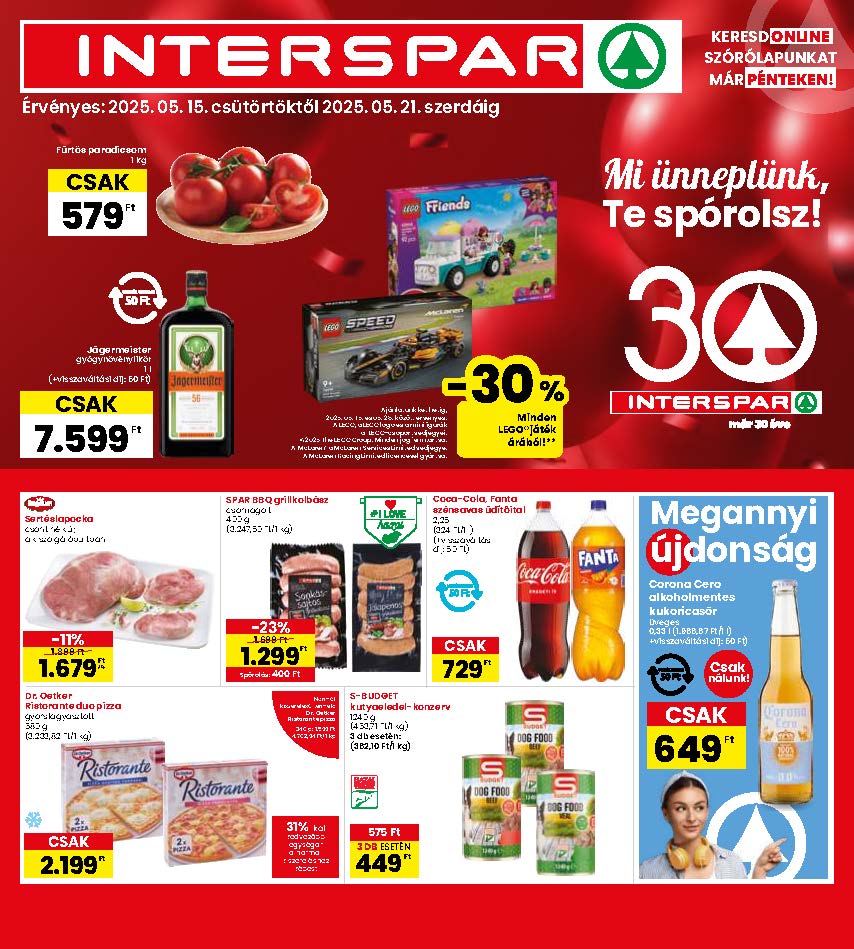 interspar akciós újság 2025 20 hét
