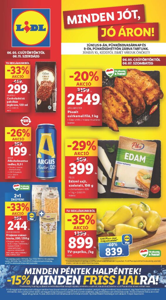 lidl akciós újság 2025 23 hét