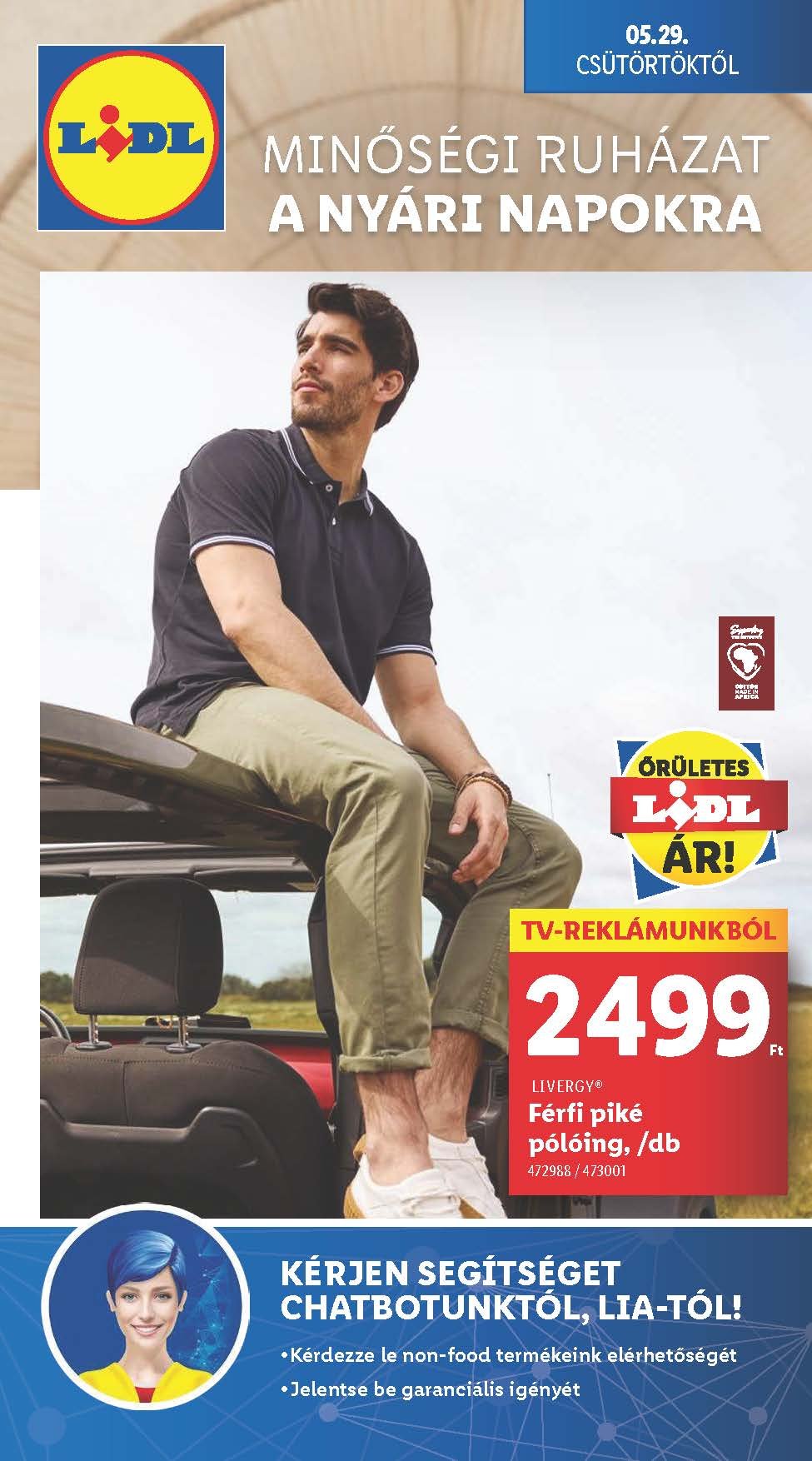 lidl nonfood akciós újság 2025 22 hét