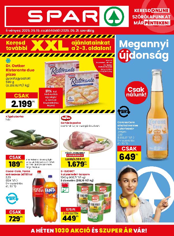 spar akciós újság 2025 20 hét