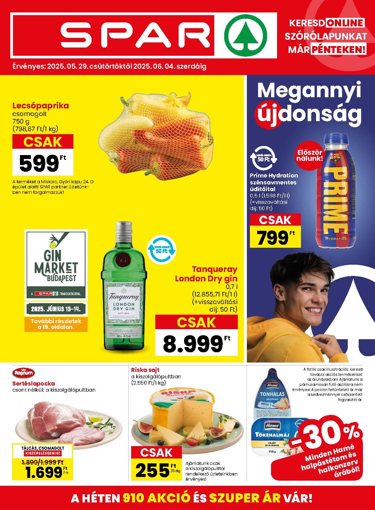 spar akciós újság 2025 22 hét
