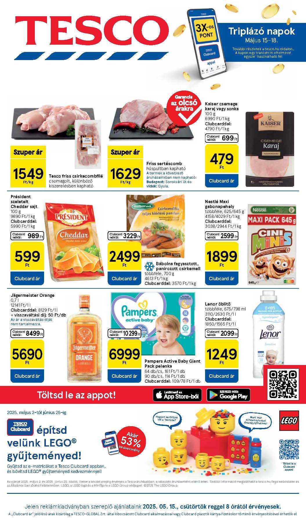 tesco hipermarket akciós újság 2025 20 hét