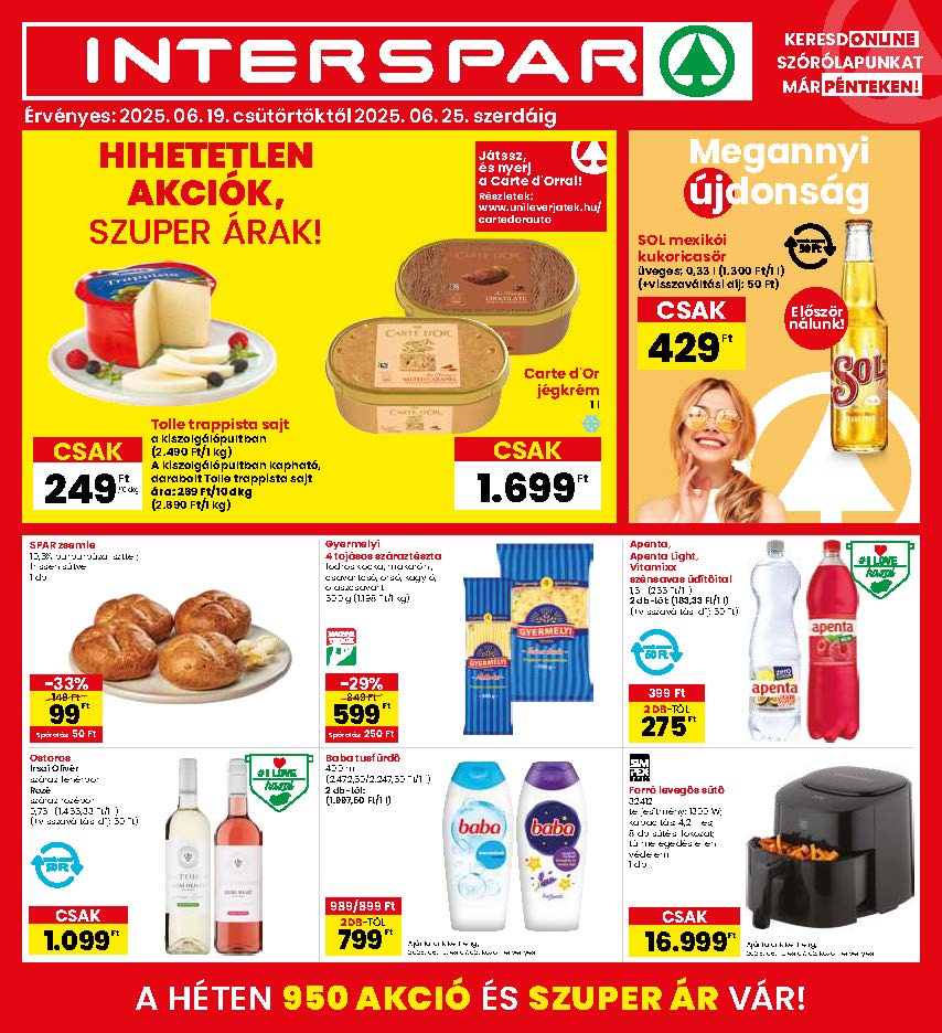 interspar akciós újság 2025 25 hét