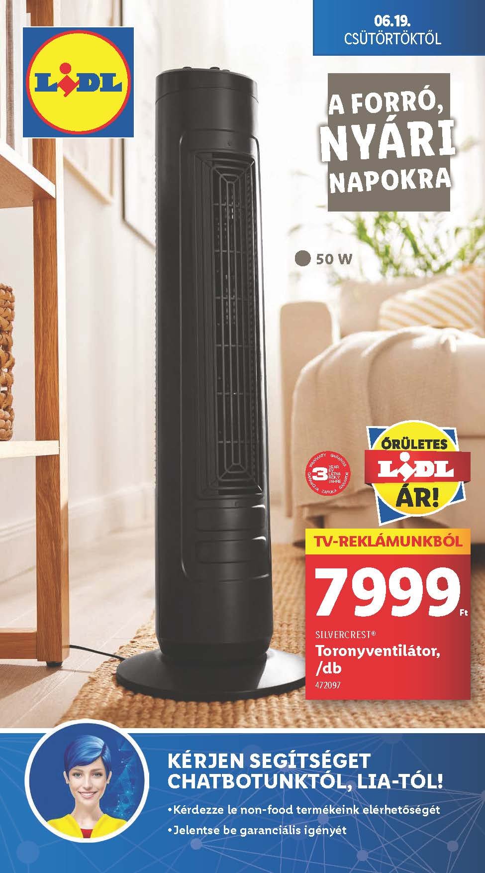 lidl nonfood akciós újság 2025 25 hét