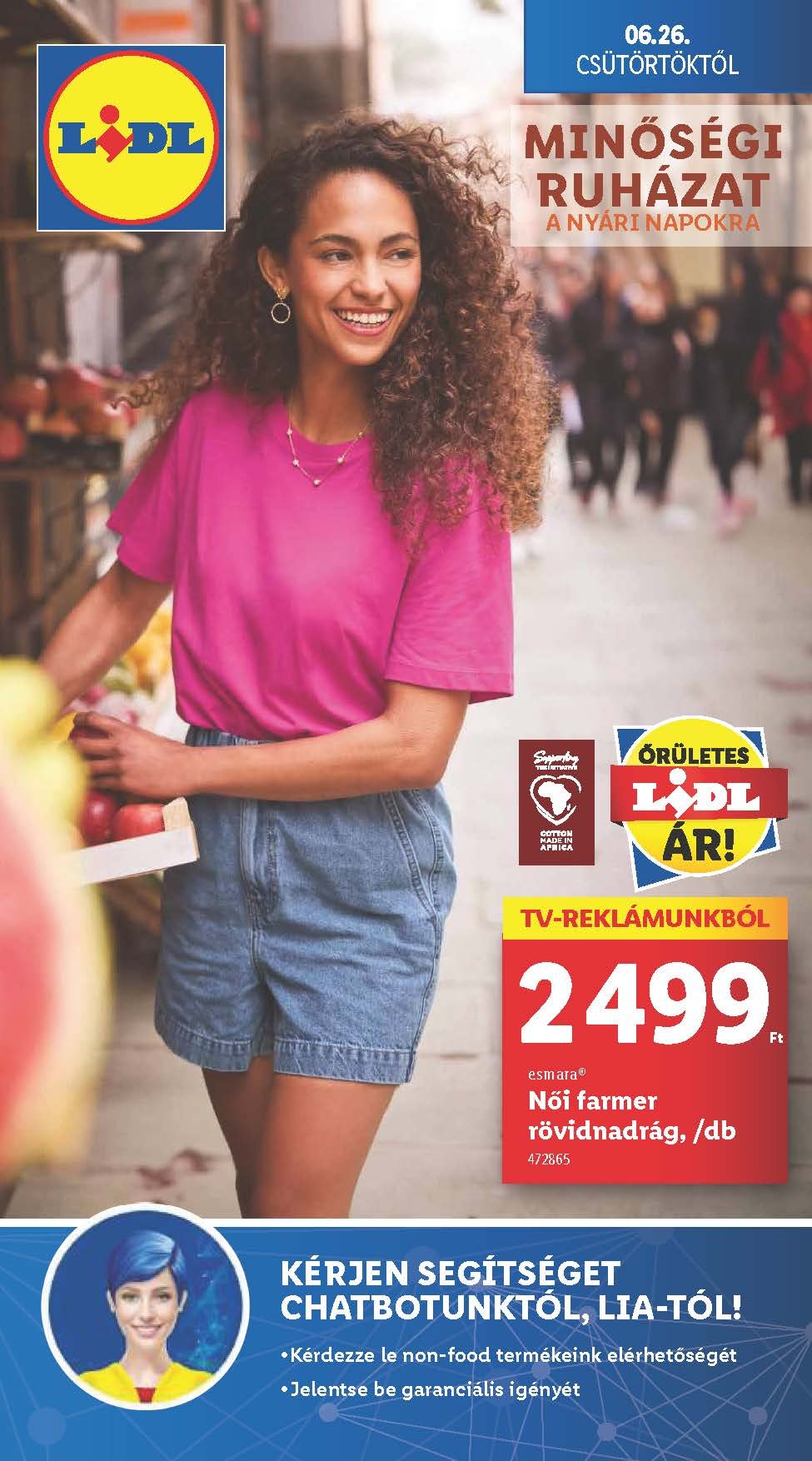 lidl nonfood akciós újság 2025 26 hét