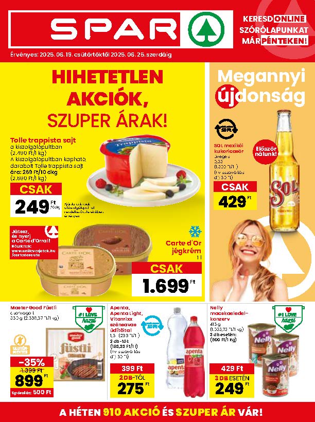 spar akciós újság 2025 25 hét