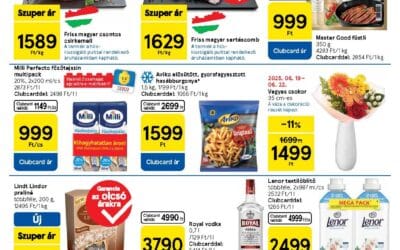 tesco szupermarket akciós újság 2025 25 hét