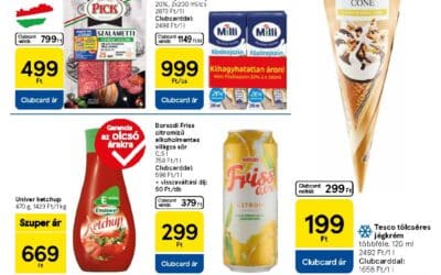 tesco szupermarket akciós újság 2025 26 hét