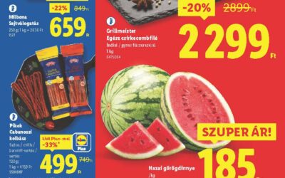 lidl akciós újság 2025 29 hét