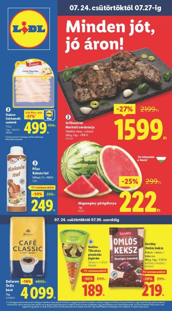 lidl akciós újság 2025 30 hét