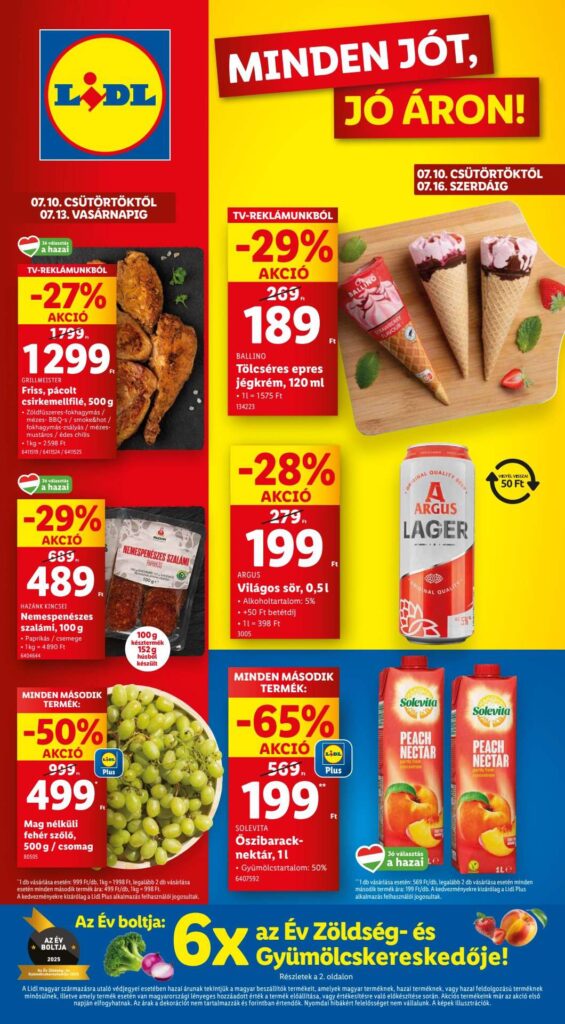 lidl akciós újság 2025 28 hét