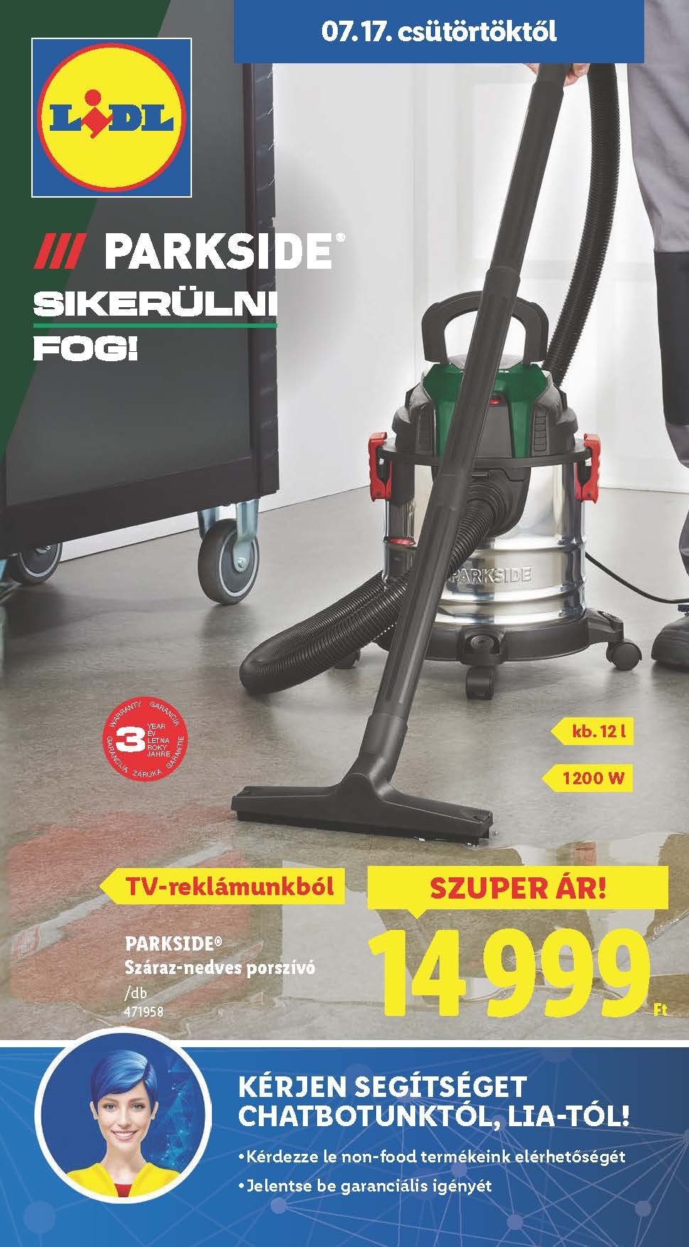 lidl nonfood akciós újság 2025 29 hét