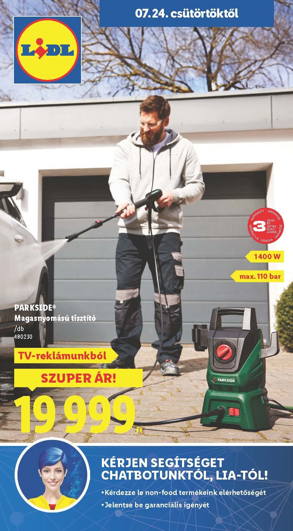 lidl nonfood akciós újság 2025 30 hét