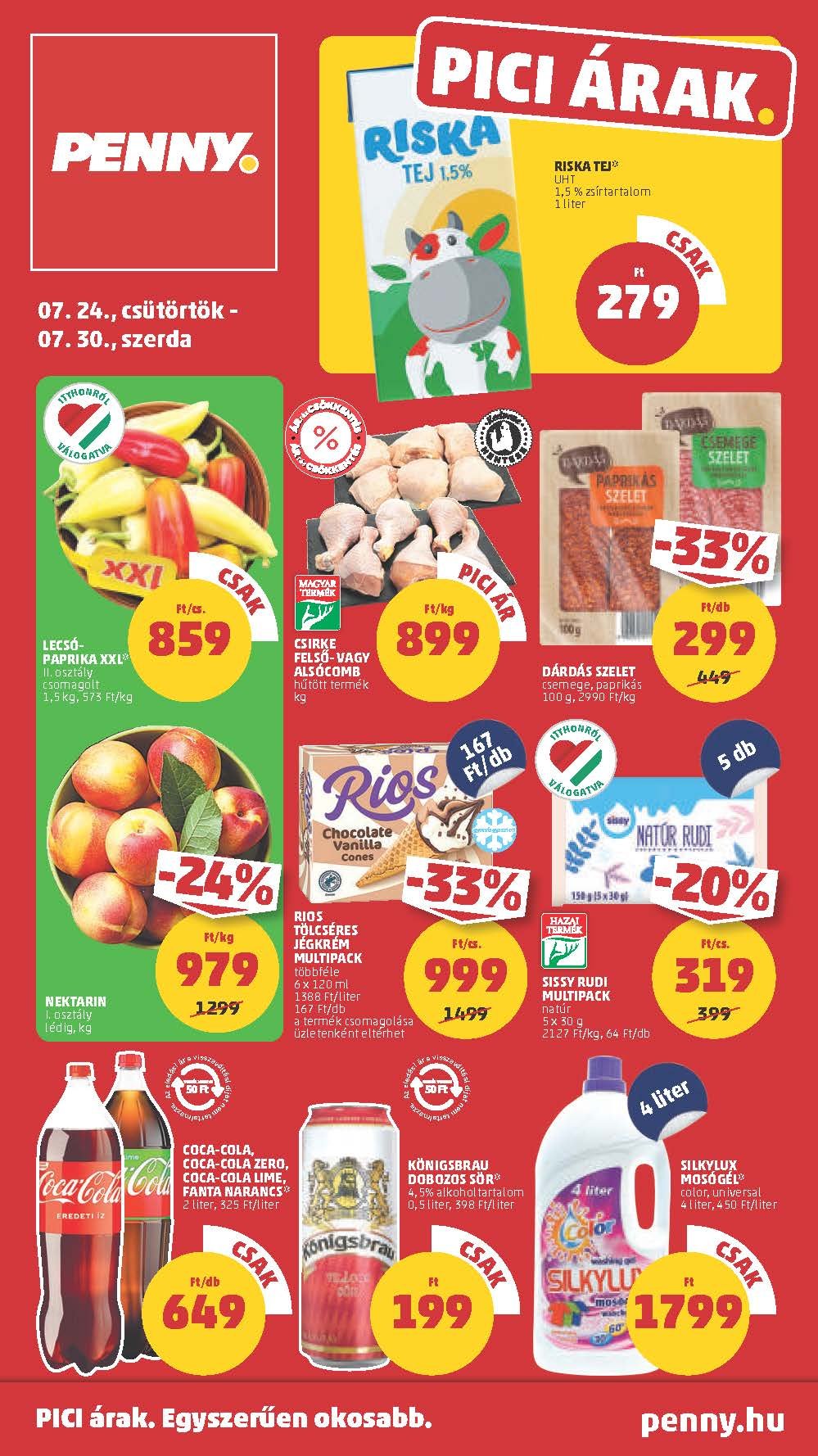 penny akciós újság 2025 30 hét