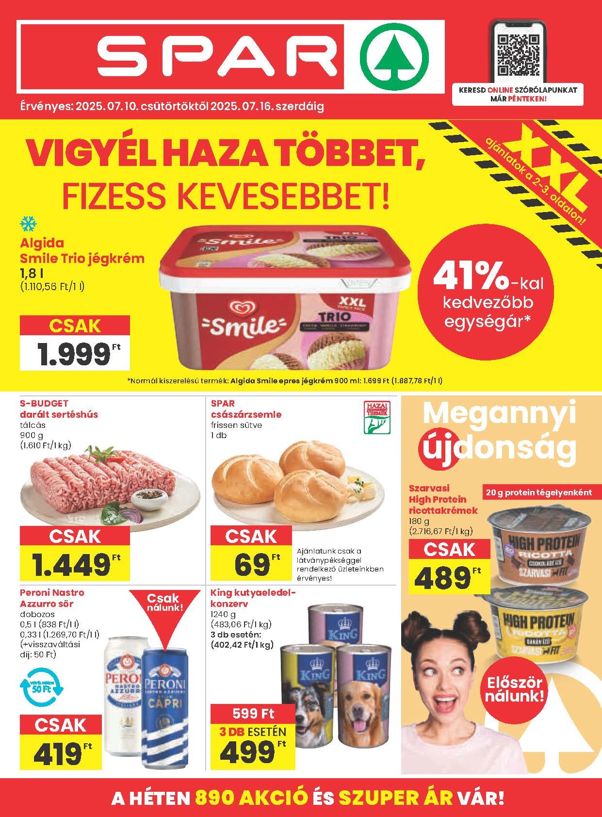 spar akciós újság 2025 28 hét